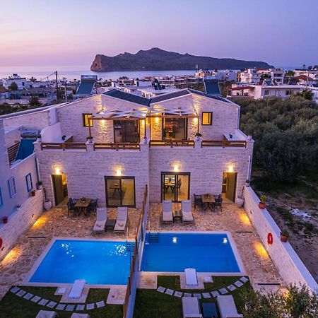 Sun Flower Villas With Sea View Agia Marina  Exterior photo