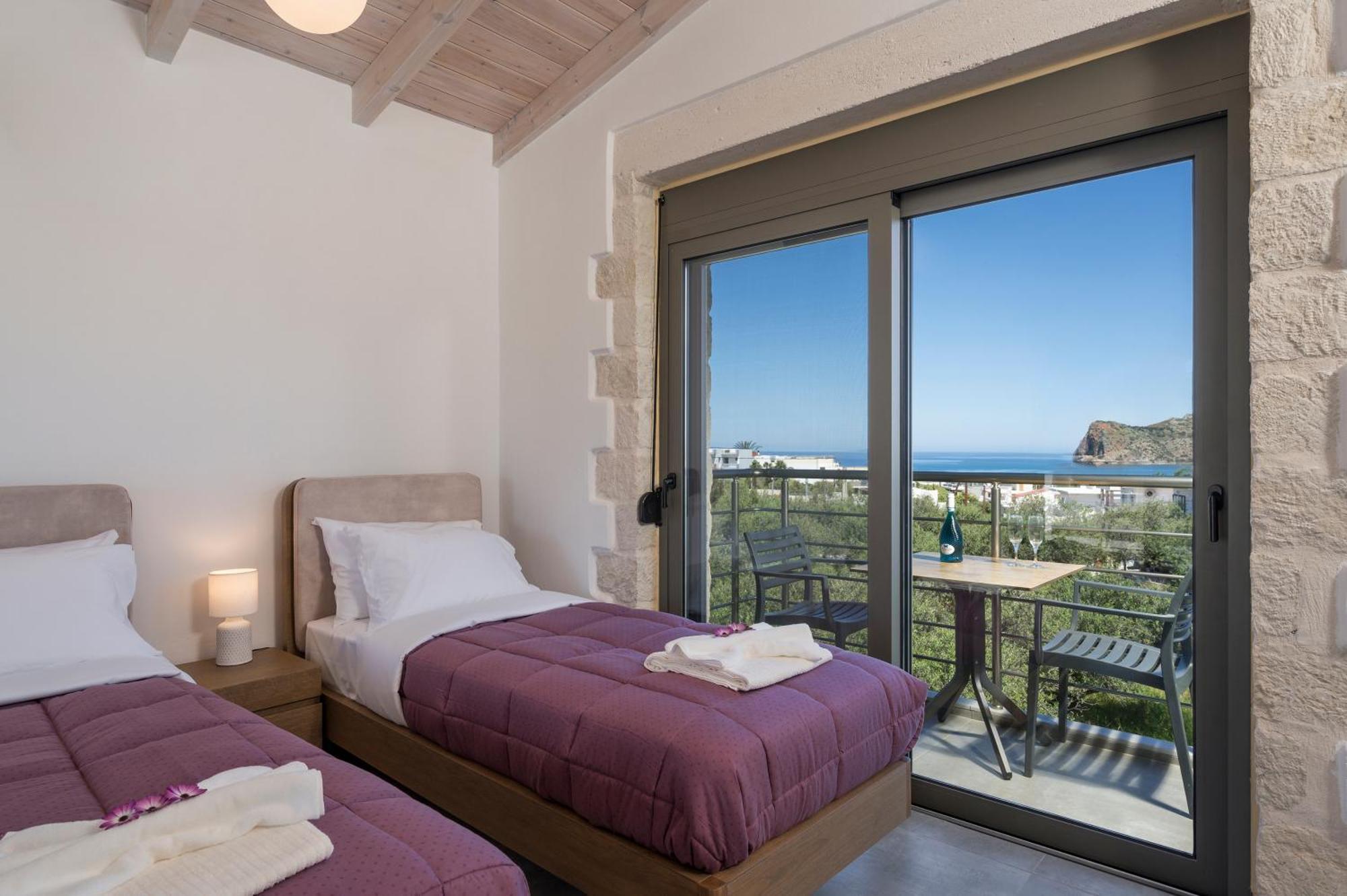 Sun Flower Villas With Sea View Agia Marina  Exterior photo