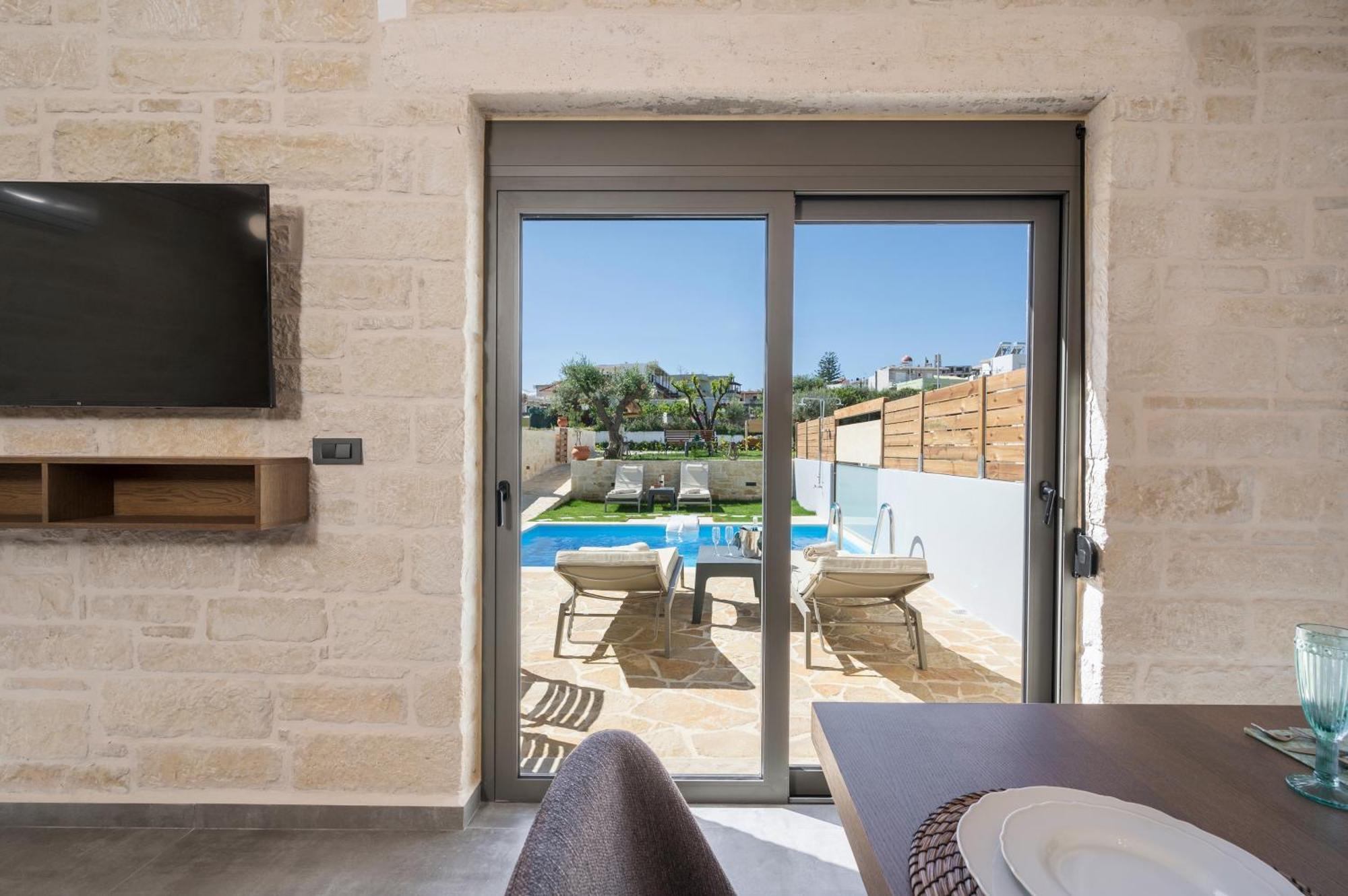 Sun Flower Villas With Sea View Agia Marina  Exterior photo