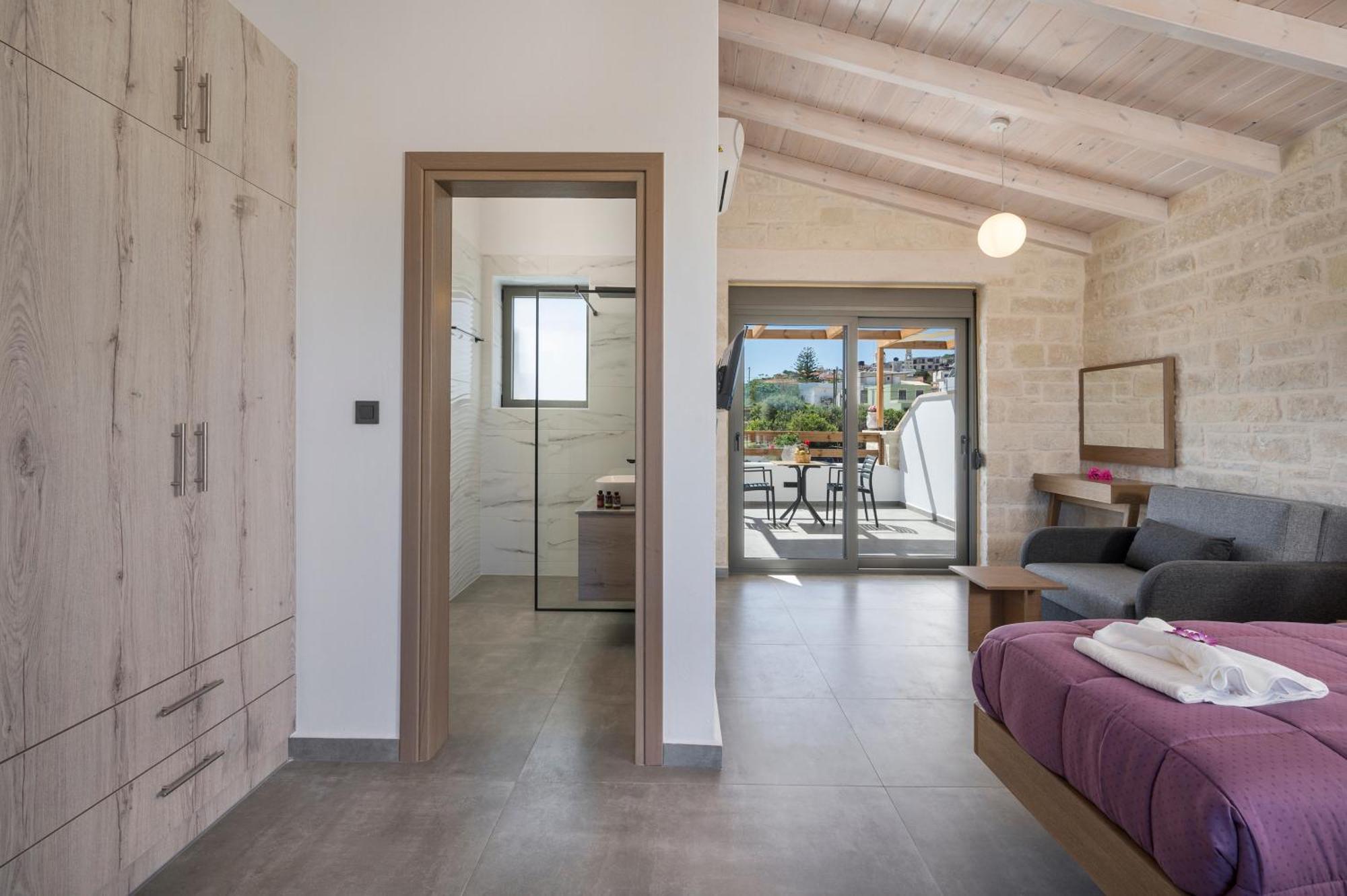 Sun Flower Villas With Sea View Agia Marina  Exterior photo