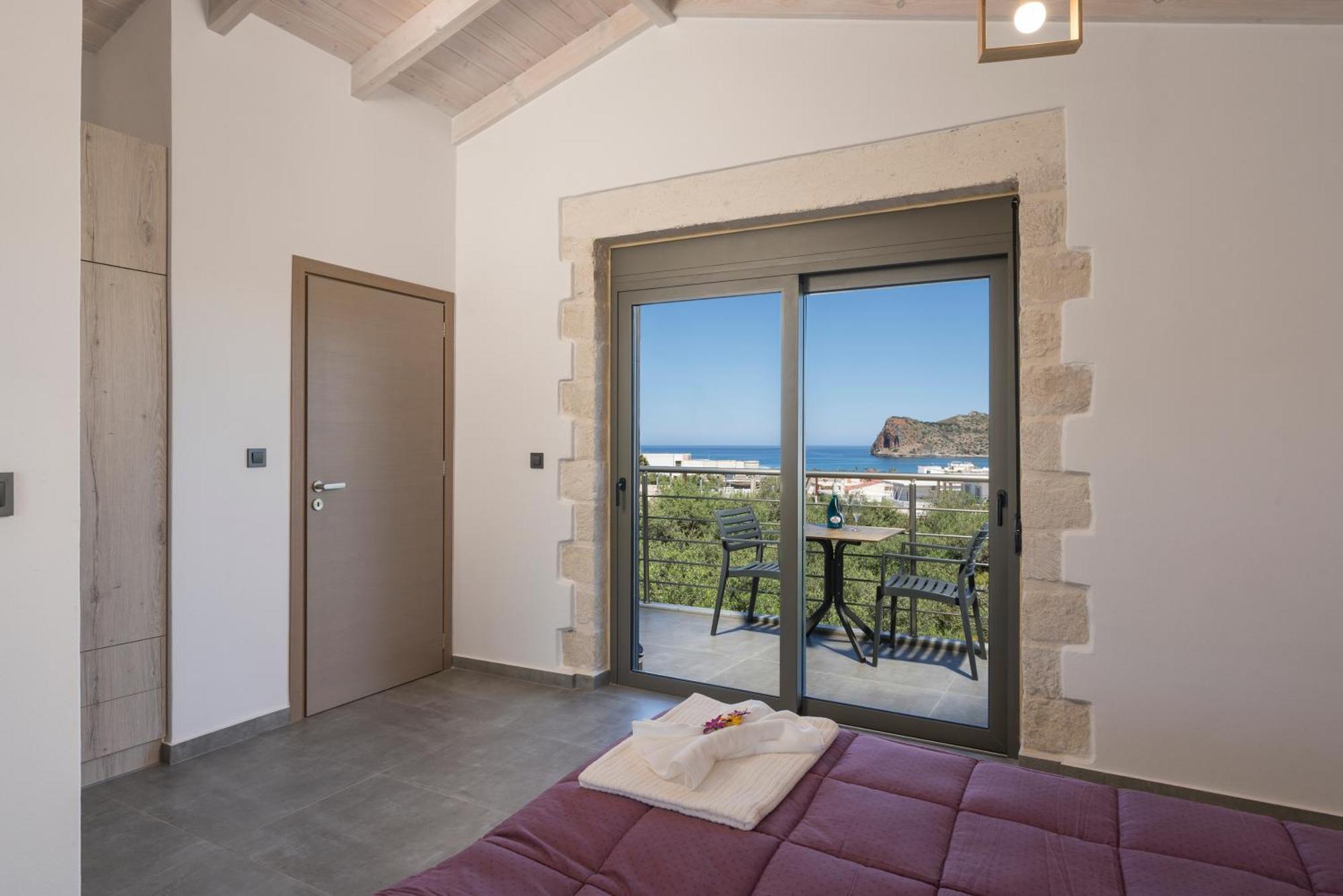 Sun Flower Villas With Sea View Agia Marina  Exterior photo
