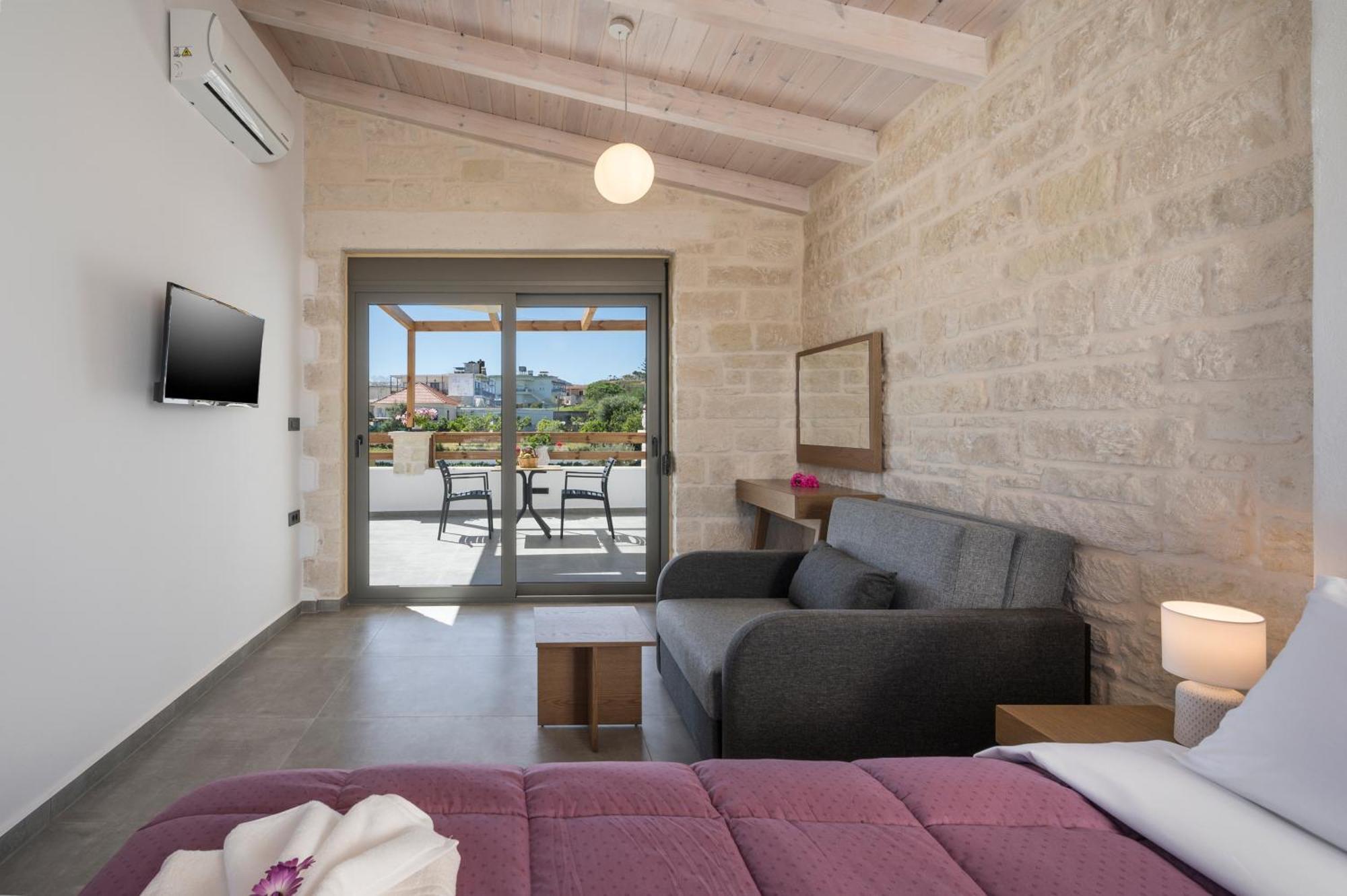 Sun Flower Villas With Sea View Agia Marina  Exterior photo