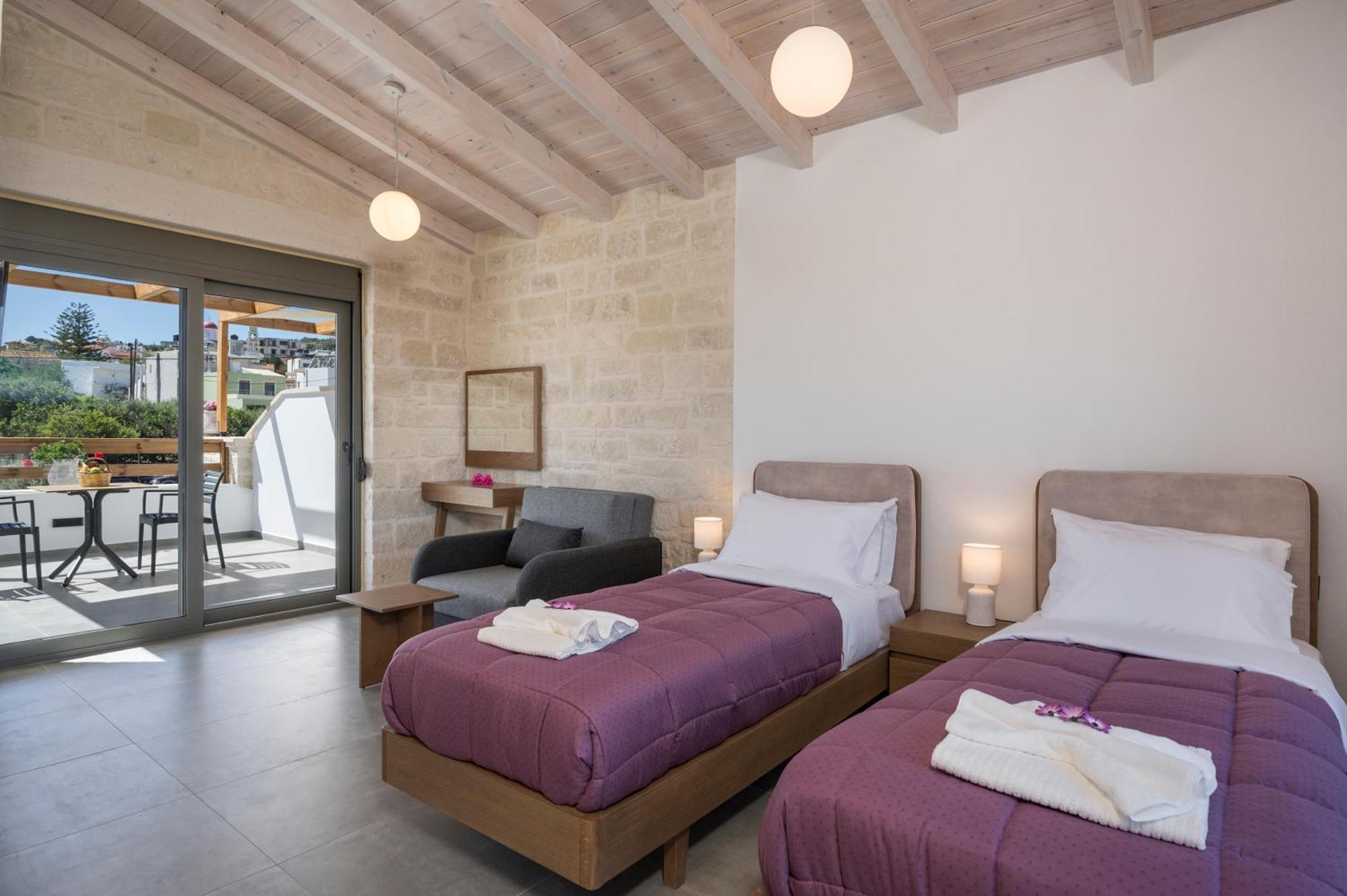 Sun Flower Villas With Sea View Agia Marina  Exterior photo