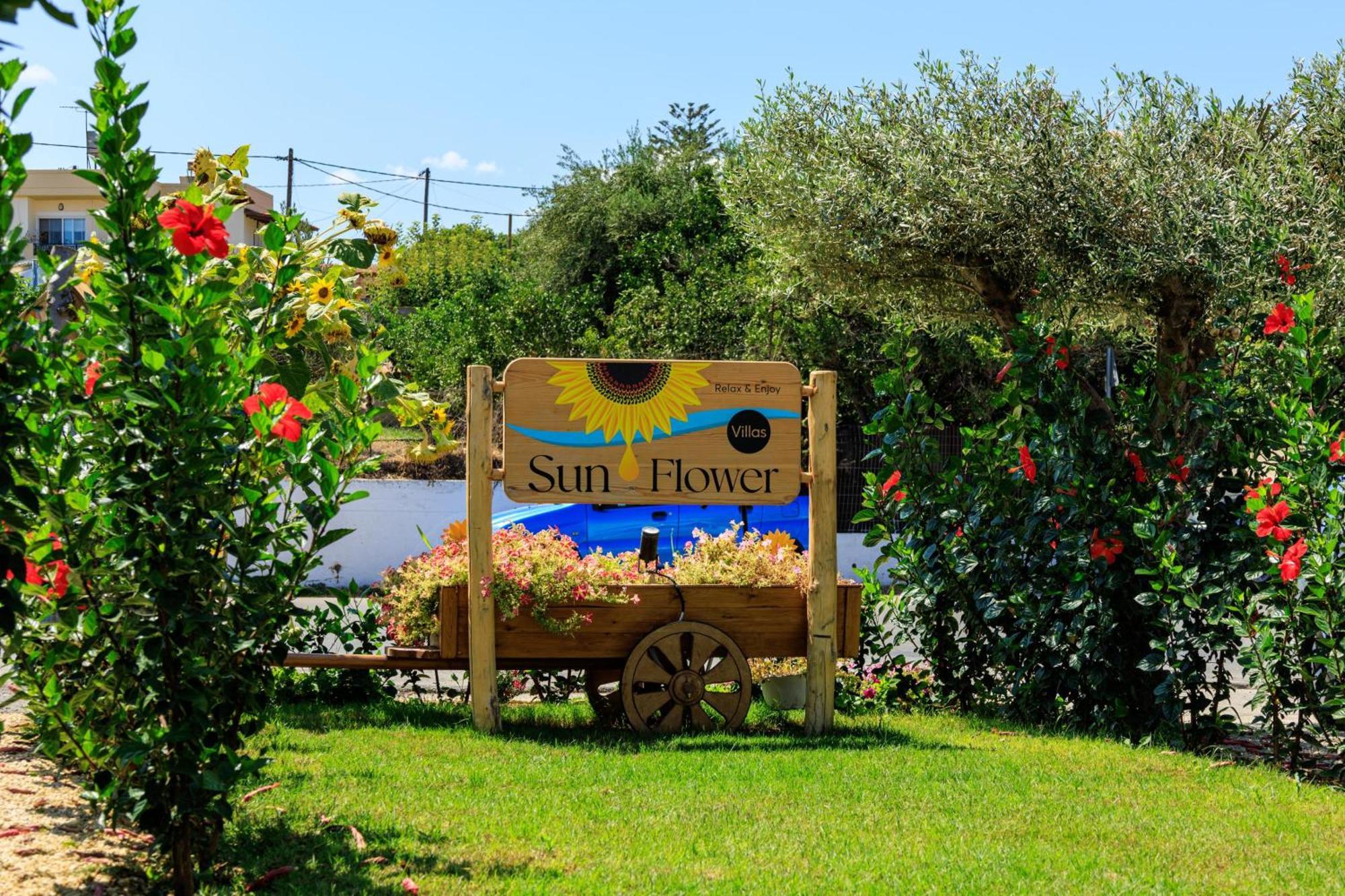 Sun Flower Villas With Sea View Agia Marina  Exterior photo