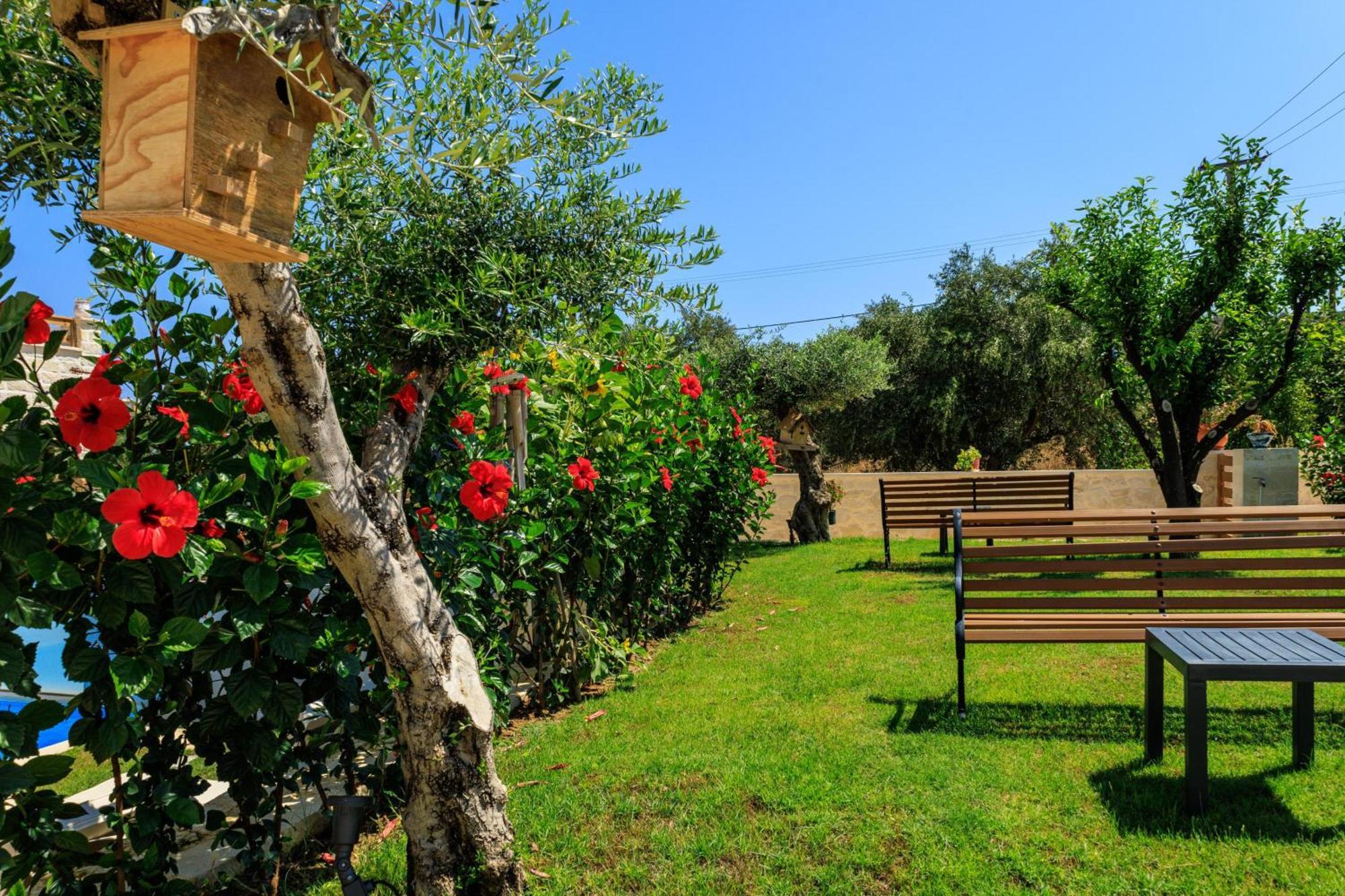 Sun Flower Villas With Sea View Agia Marina  Exterior photo